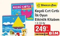 YÜKSELEN ZEKA KEÇELİ CIRT CIRTLI İLK OYUN ETKİNLİK KİTABIM 6-16 AY